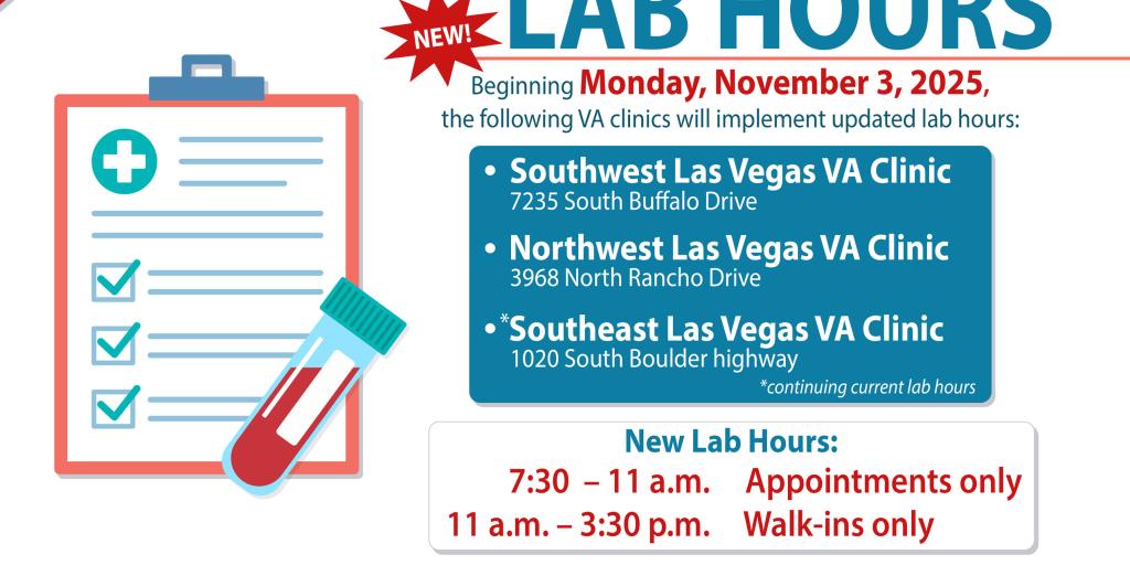 New Lab hours start in November flyer