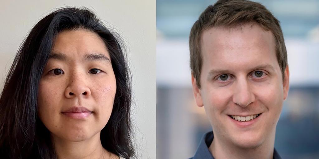 VA Boston's Dr. Jennifer La, left, and Dr. Clark DuMontier, both also of Harvard Medical School.