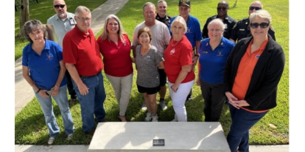 Members of Elk’s Lodge #990, along with the NF/SGVHS Executive Leadership and Police Services, gathered for a photograph at the bench.