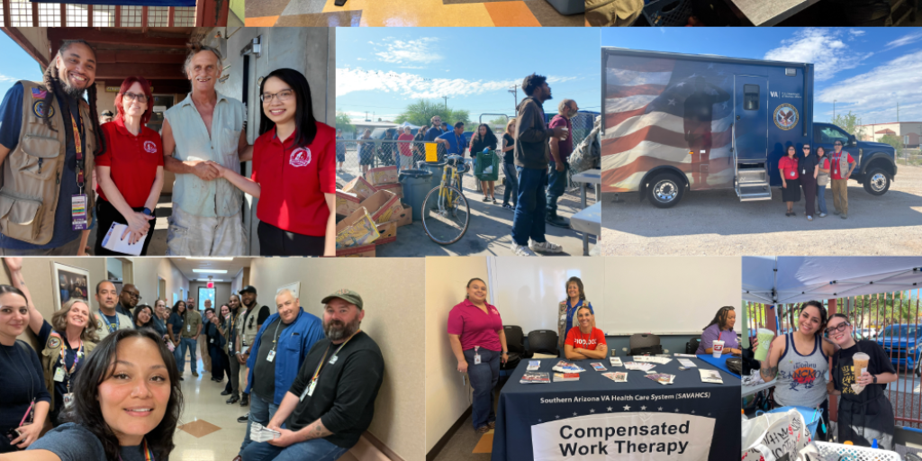 A collection of photos from the weeklong National Unsheltered Veterans Surge Event from Monday, August 25, through Friday, August 29. 