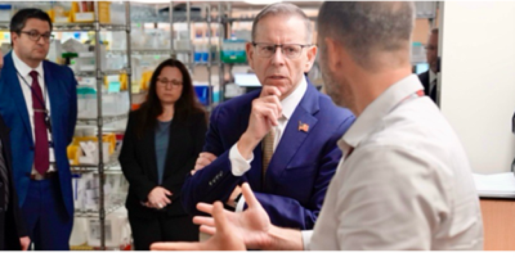 VA Deputy Secretary Paul Lawrence met with medical center leadership and key healthcare leaders during his visit to Cleveland