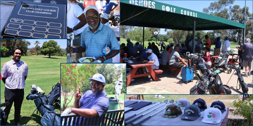 Veterans shared smiles and camaraderie while competing for prizes during the Heroes Veteran 2nd Annual Club Championship at the Heroes Golf Course.