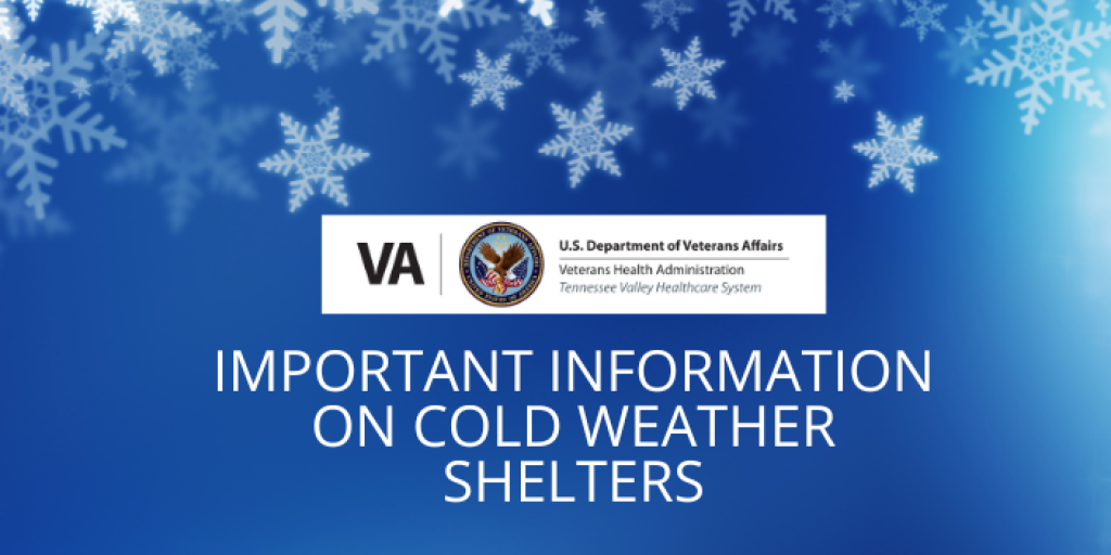 Graphic advertising important cold weather shelters.