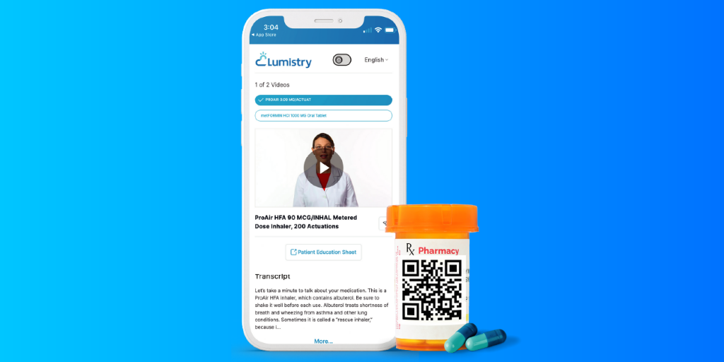 Lumistry phone graphic