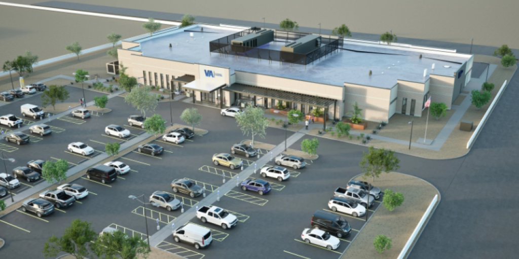 Rendering of the new Yuma VA Clinic 