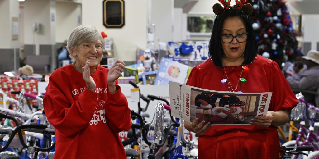 employees in front of bikes