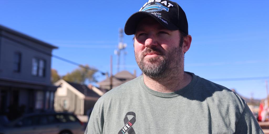 Army Veteran Kyle Blake found healing through VA treatment after years battling PTSD, addiction, and isolation.