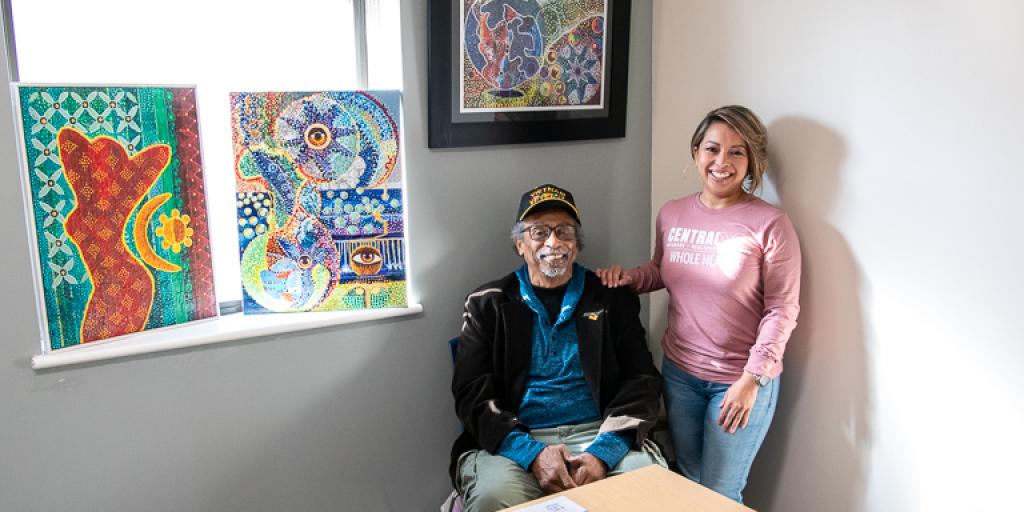 After decades of living life as a self-described loner, Robert GoVan, a Vietnam-era Veteran, found a renewed sense of purpose and connection through Central Virginia VA’s Whole Health program and the compassionate guidance of Health and Wellness Coach Sophie Brown. What started as a simple conversation about goals became a life-changing journey back to creativity, community, and self-expression.