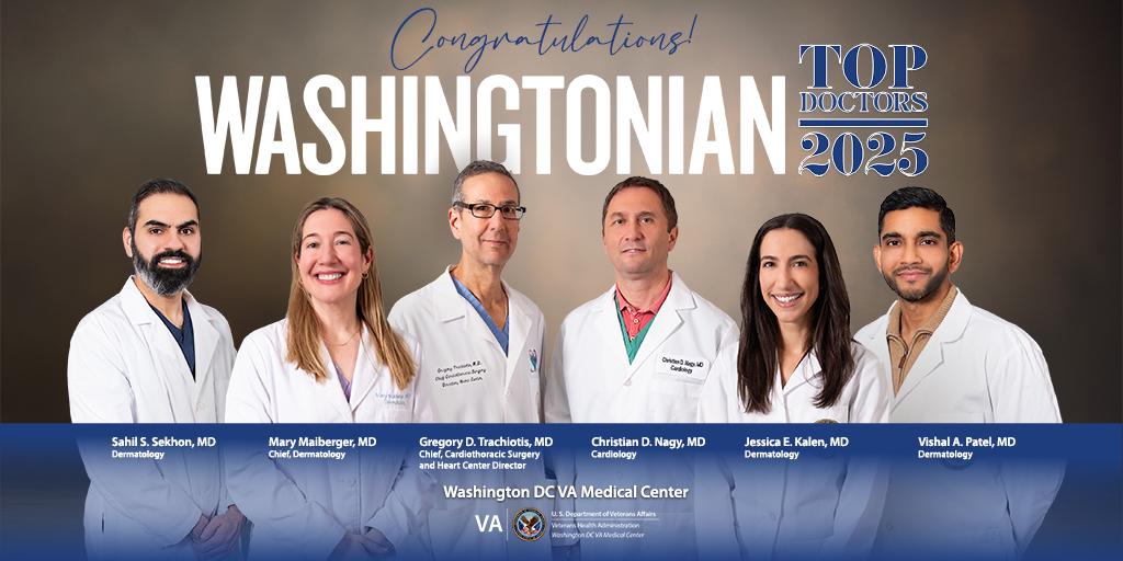 Graphic celebrating Top Doctors of Washingtonian 2023.
