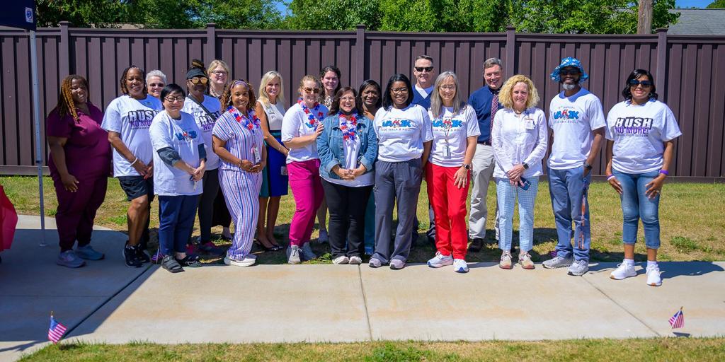 Columbia VA Health Care System employees participate in the annual VA2K Walk and Roll event on May 20, 2026.