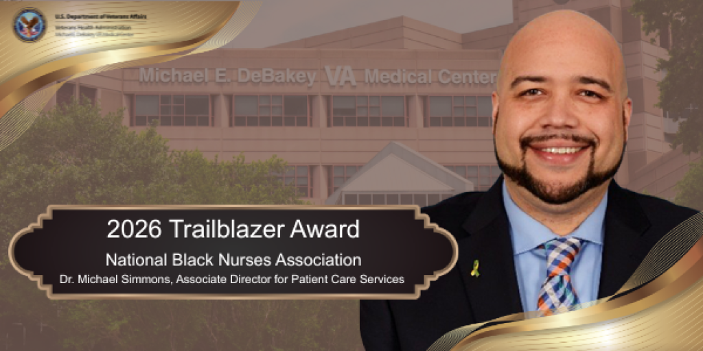 Dr. Michael Simmons with 2026 Trailblazer Award graphic.