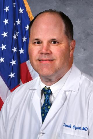 doctor with lab coat on