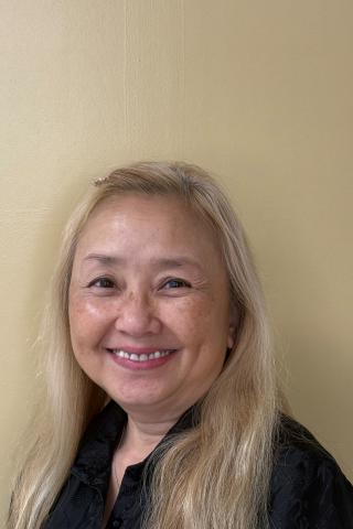 woman smiling