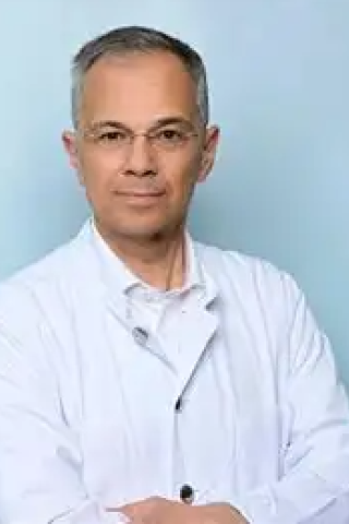 man in lab coat