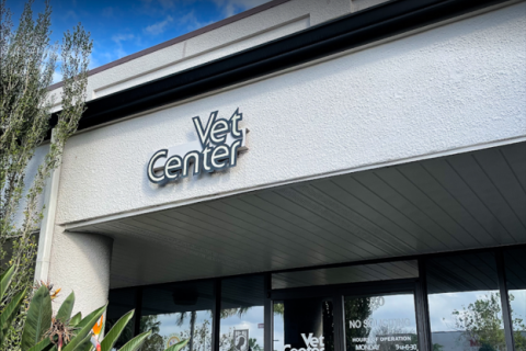 The Orlando Vet Center is located next to the Ana Mendez University Library