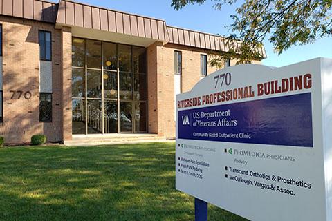 Adrian CBOC front of building