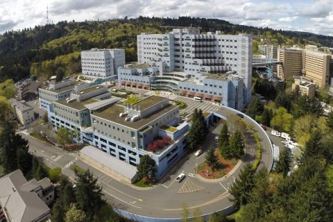 Aerial photo of Portland VA Medical Center campus