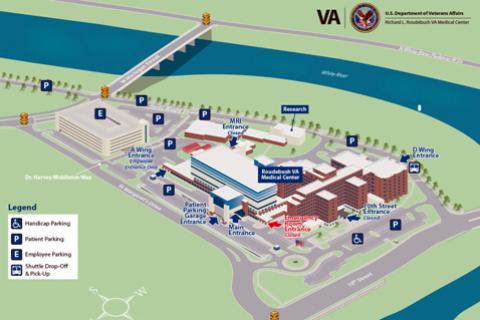 Medical Maps Make It Easier To Navigate Hospital | VA Indiana Health ...