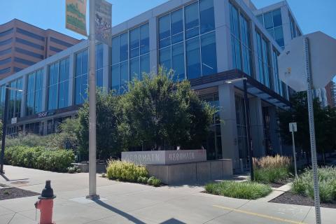 Front of Populous Building