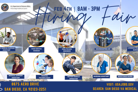 Va san diego healthcare system hosts a hiring fair | va san diego health care | veterans affairs