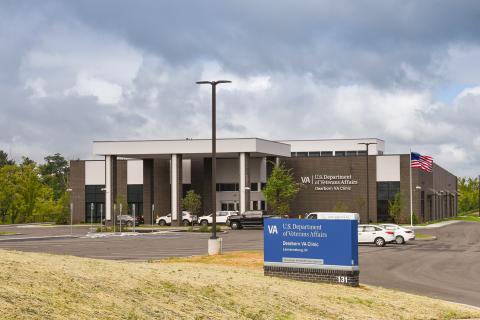 Dearborn CBOC with flag flying