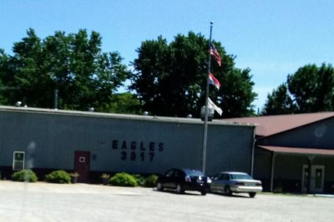 Parking area and front entrance