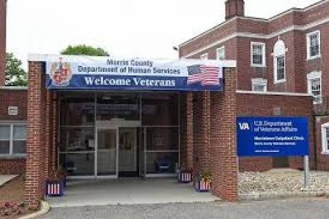 This is the front entrance to the Morristown VA Clinic.