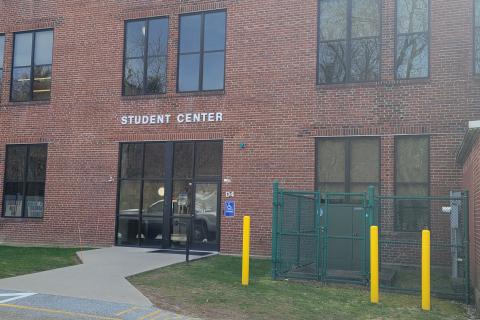 This is the front entrance to the Sussex County College Outstation.