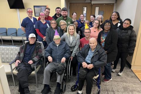 World war 2 veteran celebrates 102nd birthday at va central iowa | va central iowa health care | veterans affairs
