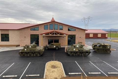 Main entrance of the WWII Museum