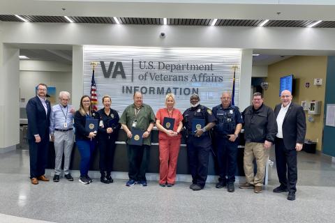 Tampa va police and medical team save colleague after collapse at new port richey clinic | va tampa health care | veterans affairs