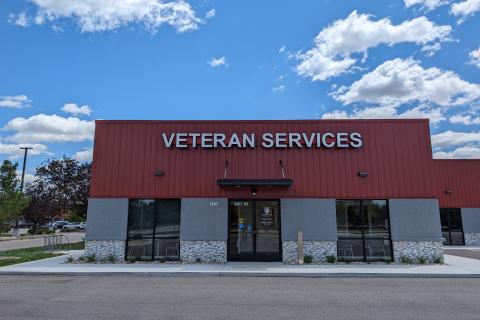 Main entrance for Rock County VSO Lobby.