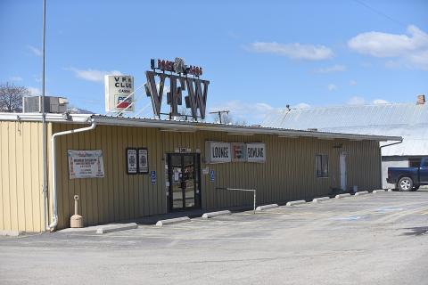 The front of the Plains Montana VFW Post 3596.