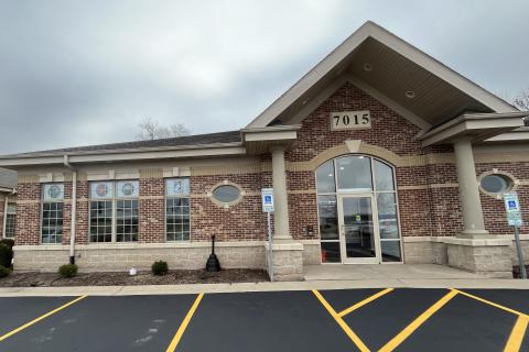 View from the parling lot.