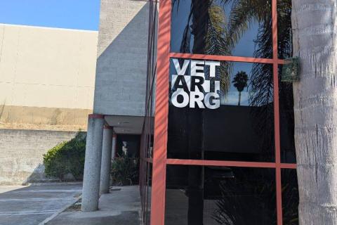 Vet Art Organization Building. San Marcos Veterans Center CAP. 
