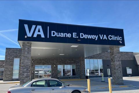 Duane E. Dewey VA Clinic outdoor signage