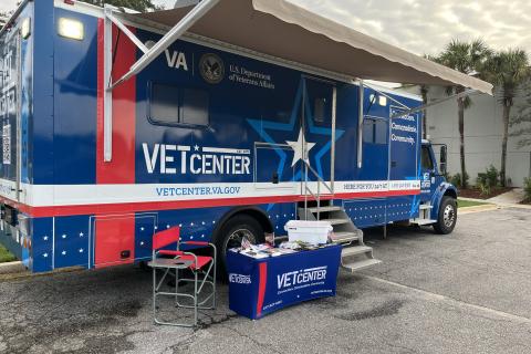 Mobile Vet Center deployed at event