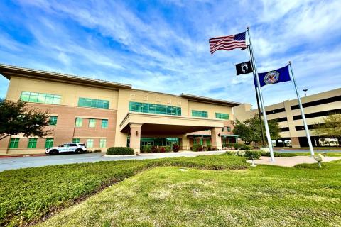 Front entrance of Harlingen VA Health Care Center