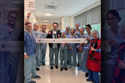 The VA Palo Alto’s multidisciplinary structural heart team, led by doctors Guson Kang and Neha Mantri.