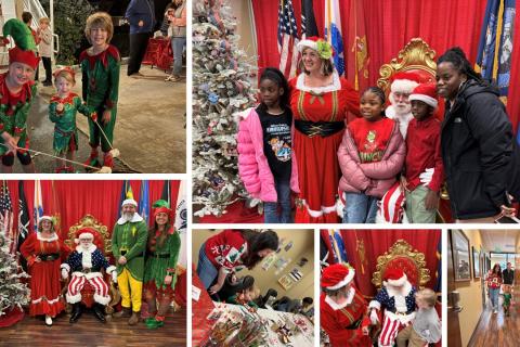 Santa Clause, Birmingham VA, Birmingham Vet Center, Veterans