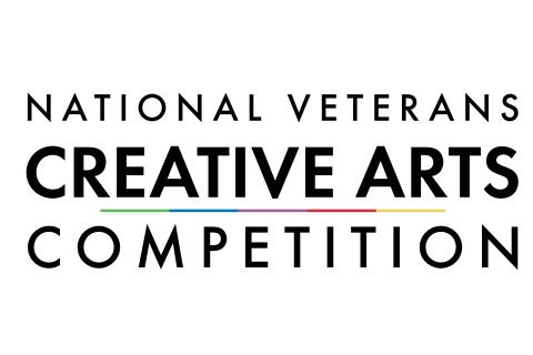 National Veterans Creative Arts Competition logo with multicolored star.