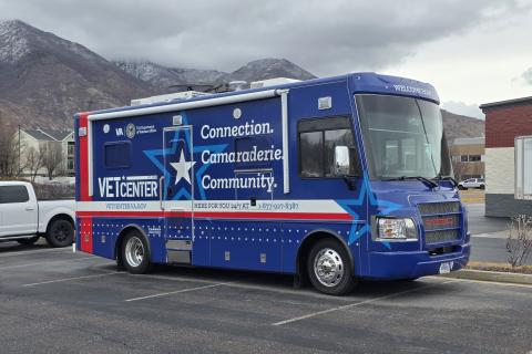 SLC Mobile Vet Center parked. 