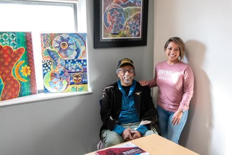 After decades of living life as a self-described loner, Robert GoVan, a Vietnam-era Veteran, found a renewed sense of purpose and connection through Central Virginia VA’s Whole Health program and the compassionate guidance of Health and Wellness Coach Sophie Brown. What started as a simple conversation about goals became a life-changing journey back to creativity, community, and self-expression.