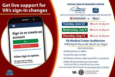 VA My HealtheVet Single Sign-In Event August 13 | VA Southern Nevada ...