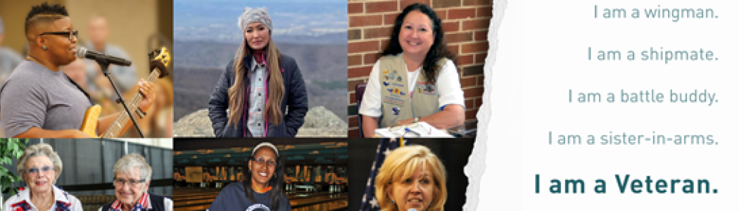 collage of women veterans