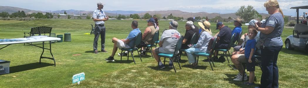 Veterans take to the greens and improve their golfing game.
