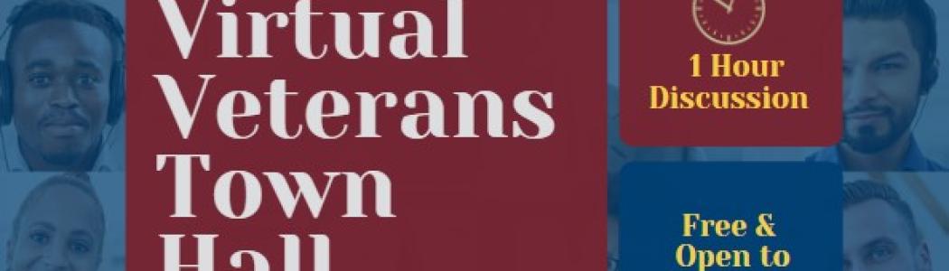 Virtual Veterans Town Hall information