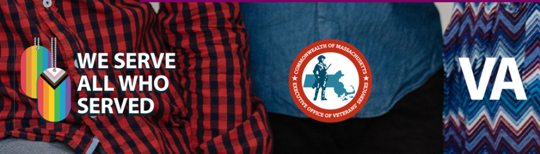 Flyer: Join Mass. Secretary of the Executive Office of Veterans’ Services Dr. Jon Santiago and experts from VA Boston HCS, the VBA Boston RO, and the Boston Vet Center to discuss benefits and care for LGBTQ+ Veterans, June 27, 2023, 12:00 - 1:00 p.m., VA JP campus, 150 South Huntington Ave., Boston.