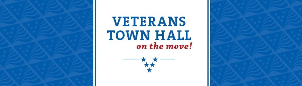 Veterans Town Hall on the move