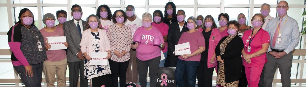 Join VA Augusta's Women's Health and Mammography service as we put Veteran's faces and stories front and center in the fight against Breast Cancer.